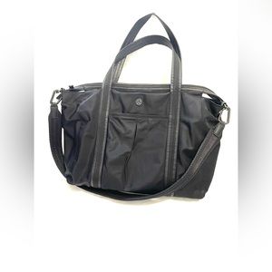 Lulelemon Large Black Everywhere Gym Bag Satchel